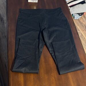 Max Edition Black Textured Pants